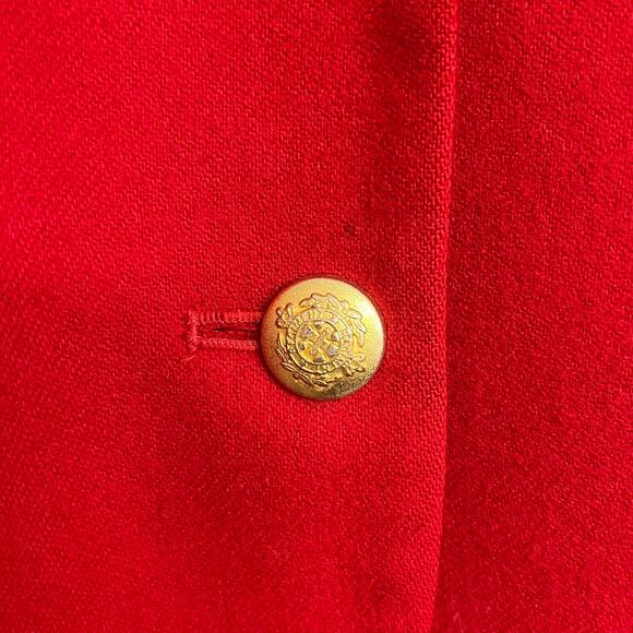 Pendleton Vintage Red Virgin Wool Fully Lined USA Classic Sports Coat Blazer 14 - Picture 9 of 13